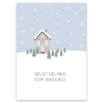 Postkarte Nikolaus - noob's & co