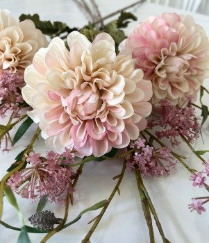 dahlie rosa kunstblume