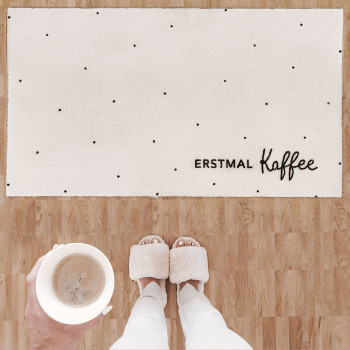 Fußmatte Erstmal Kaffee - Eulenschnitt
