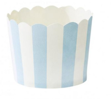 Cupcake Bänder blau  12er Set