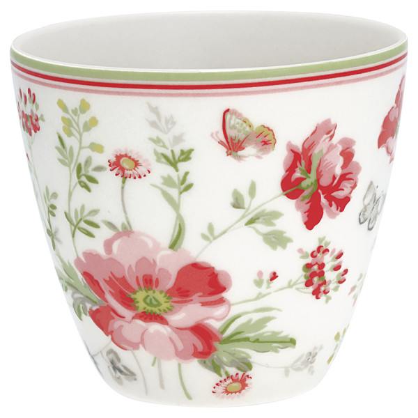 Latte Cup Meadow White - Greengate
